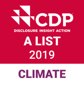 CDP climate A List stamp