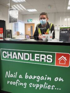 Chandlers Roofing Supplies branch manager Jamie Costigan