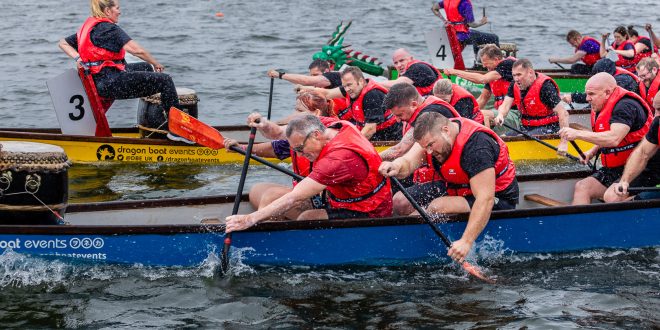 Jewson’s dragon boat race raises funds for its charity partners
