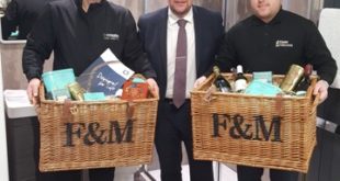 Lakes ASM Leon Varrier presenting the hampers to the winners
