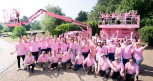 Riwal team Breast Cancer Now launch