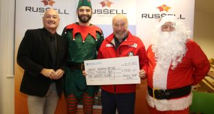 Russell Roof Tiles Presents Moffat Mountain Rescue with Charity Cheque