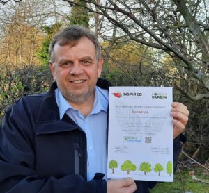 Stelrads Mick Swann with the certificate 2