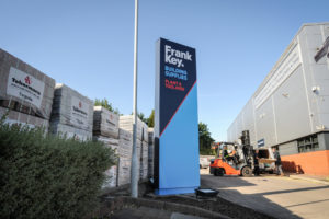 The Nunnery Drive branch of Frank Key Building Supplies entrance1