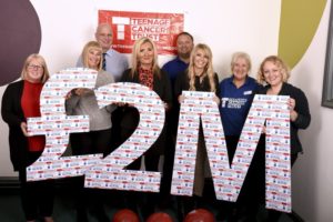 Travis Perkins Plumbing Heating Division has raised £2 Million for the Teenage Cancer Trust