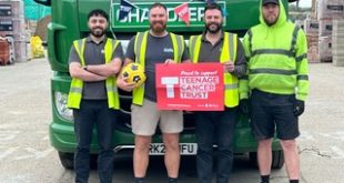 builders merchants joing forces to raise money for Teenage Cancer Trust